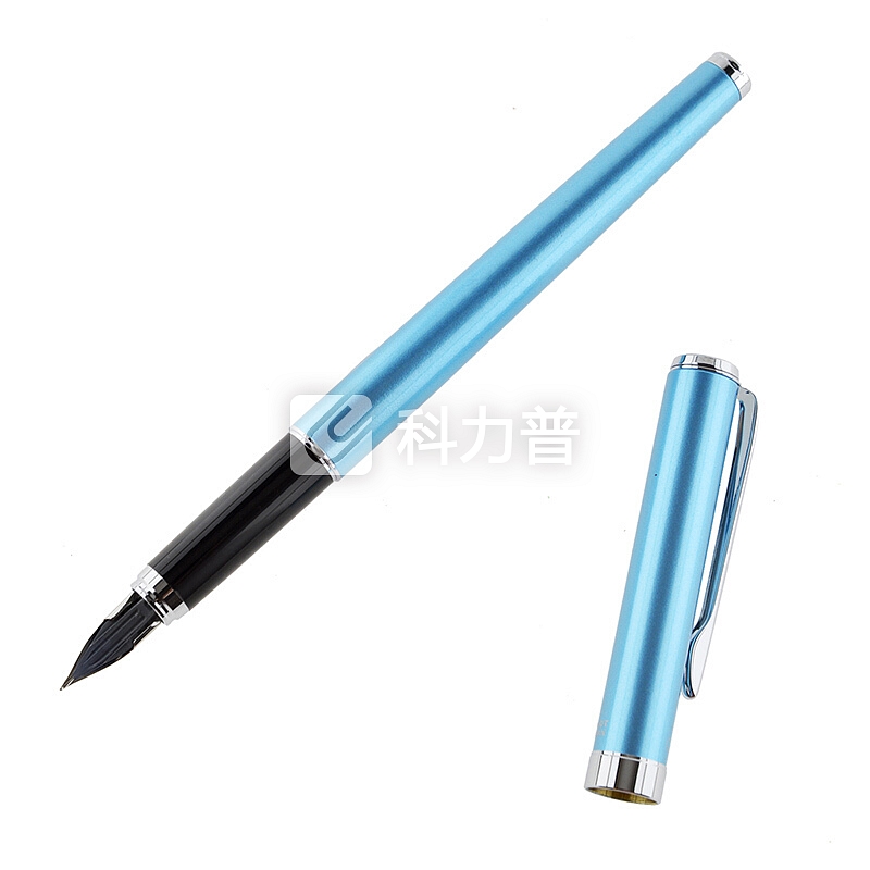 日本百乐(PILOT)CAVALIER新款卡佛里亚钢笔 涂漆铜杆 F咀 浅蓝 FCAN-3SR-LBF原装进口