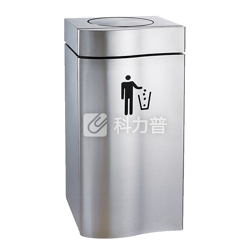 南 GPX-84 流行曲线商场垃圾桶 公用垃圾箱果皮桶 砂钢