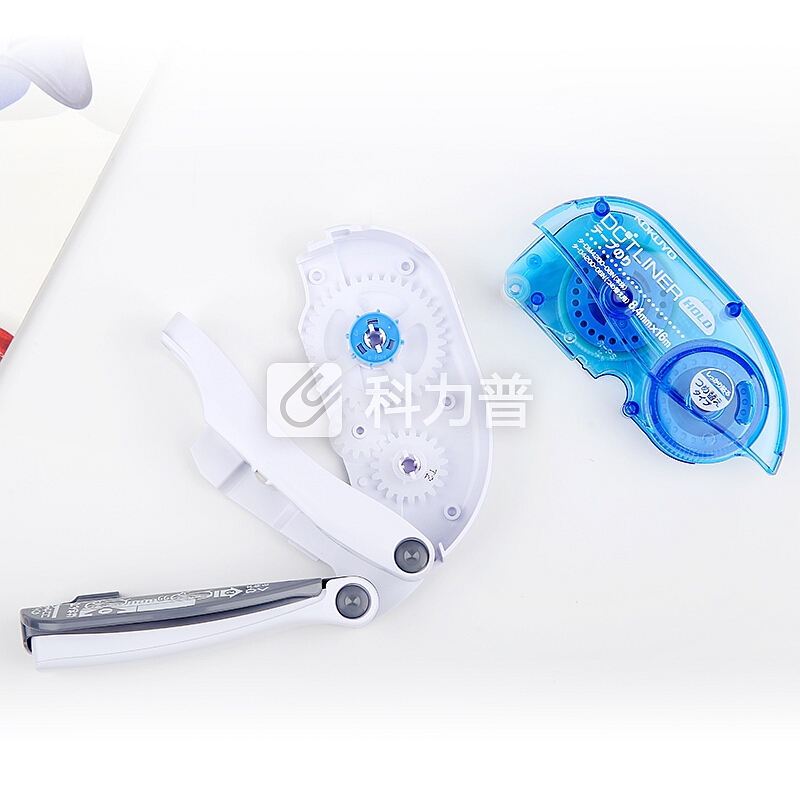 日本国誉(KOKUYO)学生办公夹纸式点点胶双面粘胶带换芯替换芯(16m*8.4mm)TA-D4200-08