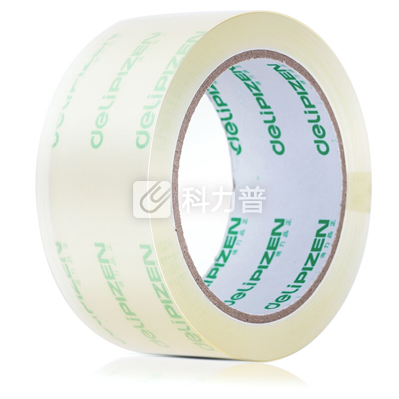 得力(deli)高品质高透明封箱胶带打包胶带45mm*60m*50um 6卷/筒 33192