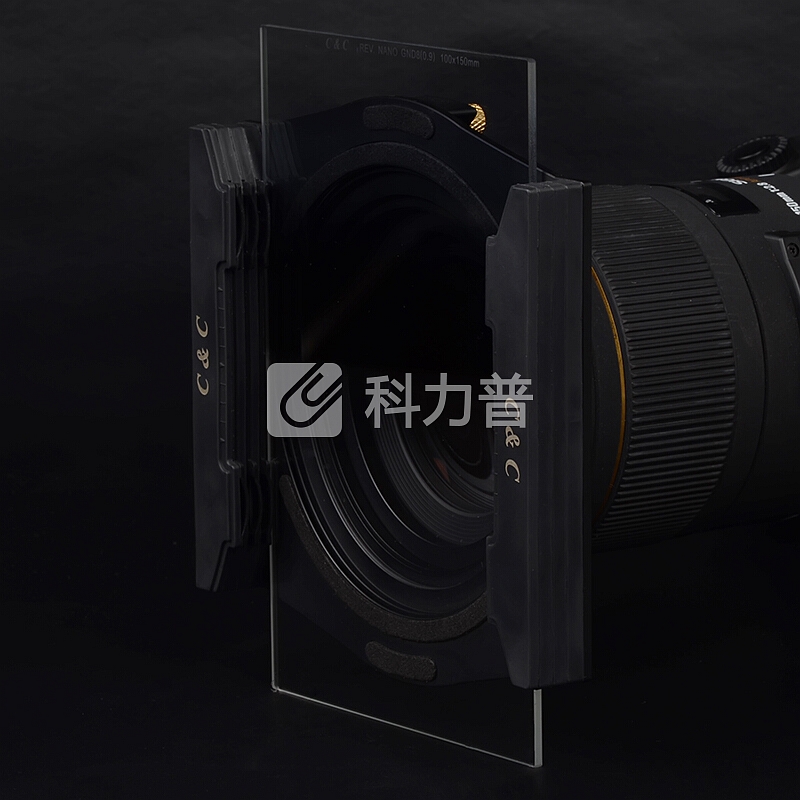 C&C C&C Reverse GND 8(0.9) 反向中央渐变灰 100x150mm 0.6档 中灰渐变镜 玻璃方形渐变滤镜 插片滤镜 单反配件 GND0.9 反向渐变 100*150mm