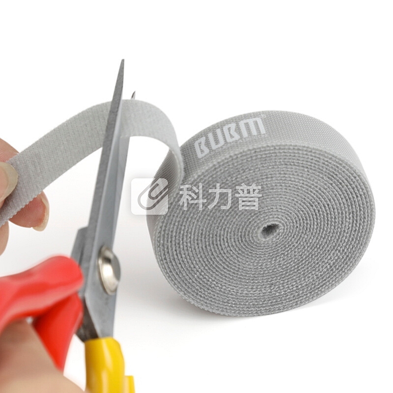 BUBM 数据线整理电脑收纳扣电线固定绑捆集绕线器束线扎带魔术贴理线带理线器 6*1000mm六色套装