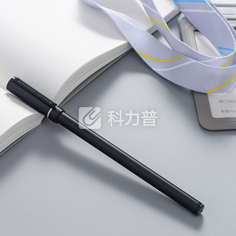 英雄(HERO)A206黑色金属0.5mm学生文具中性笔 签字笔 水笔三支装