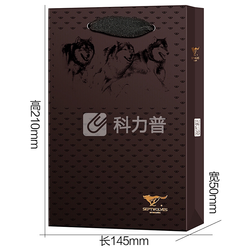 七匹狼 七匹狼钱包手提袋-棕色(赠品勿拍)