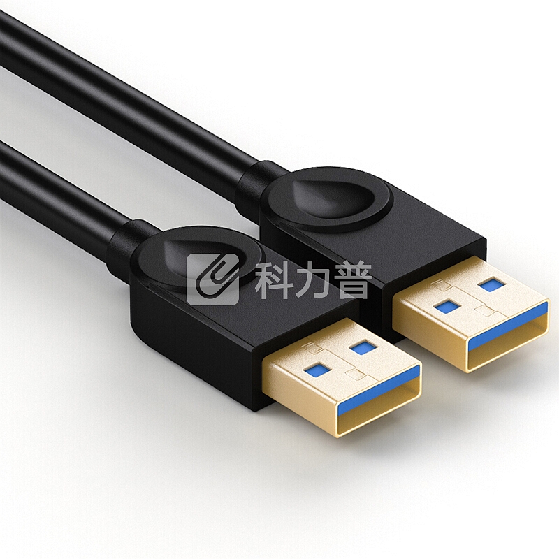 山泽(SAMZHE) 高速USB3.0数据线 公对公AM/AM 双头移动硬盘盒数据线 笔记本散热器连接线 黑色3米SDY-05A
