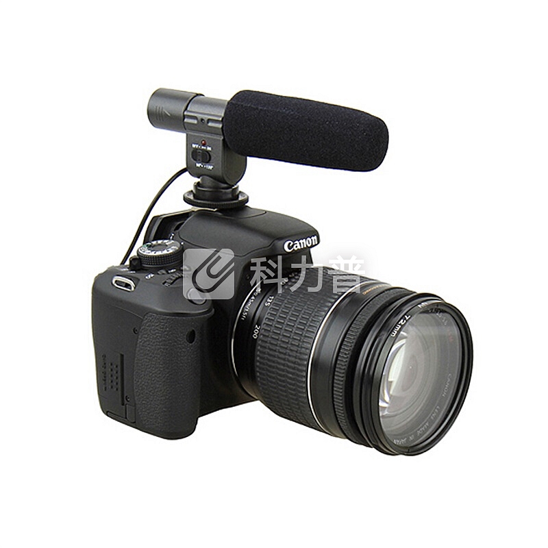 JJC JJC MIC-1 立体声麦克风 话筒 (适用 佳能 尼康 D7200 D750 D810 D5500 V3 D4S D3300 D5300 D610)