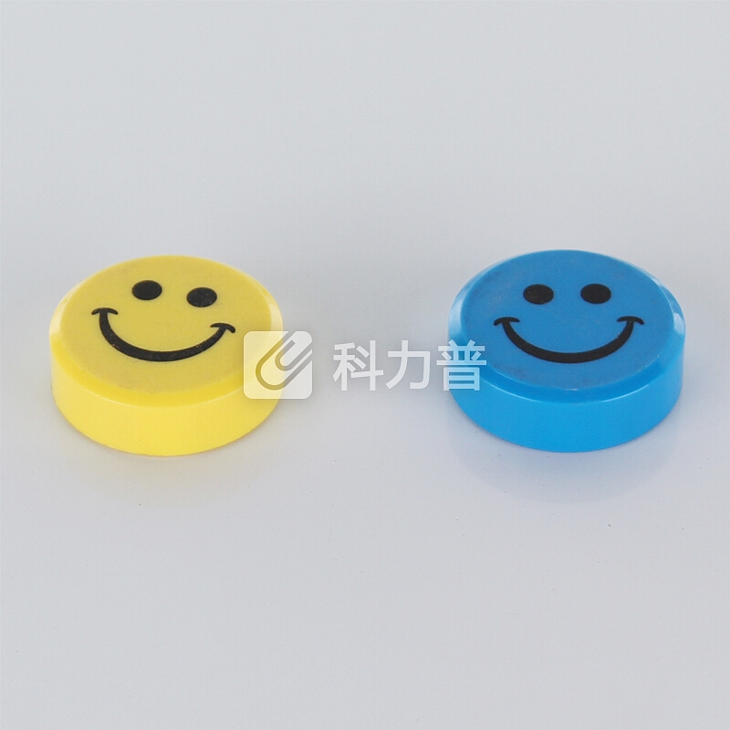 AUCS 白板磁铁磁钉 笑脸磁扣吸铁石 10粒/30mm