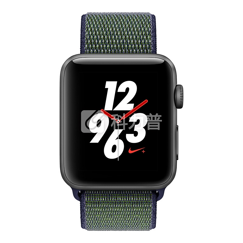 Apple Watch Series 3苹果智能手表(GPS+蜂窝款 42毫米 深空灰铝金属壳 Nike 深雾灰回环式表带 MQRM2CH/A)