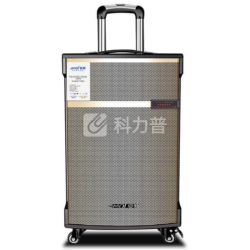 夏新(AMOi)SA-531 10英寸拉杆音箱广场舞音响户外 便携式插卡扩音器带双话筒