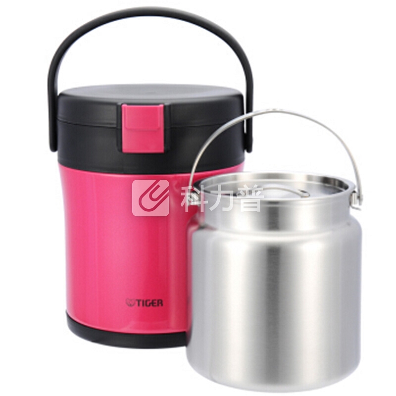 虎牌(TIGER) TIGER/虎牌不锈钢焖烧锅保温桶LXA-A24C 2.4L 粉色PA