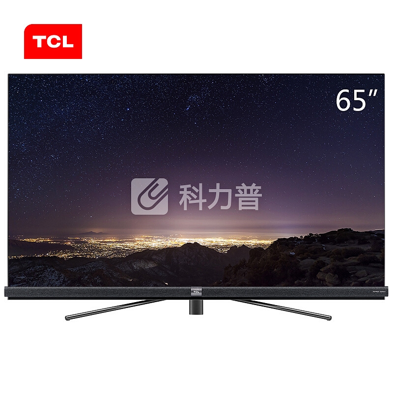 TCL 65Q2 65英寸超薄无边框全面屏HDR4K电视机 34核人工智能(枪色)