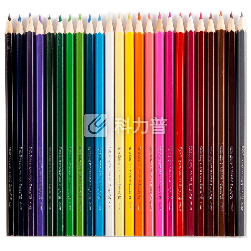 广博(GuangBo)24色彩色铅笔填色笔/彩铅/学生文具 凯蒂猫KT84087