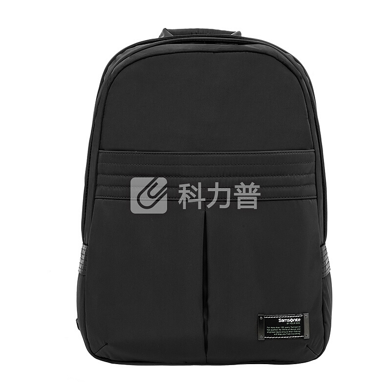 Samsonite/新秀丽双肩包都市休闲电脑包简约时尚大容量书包DI1黑色