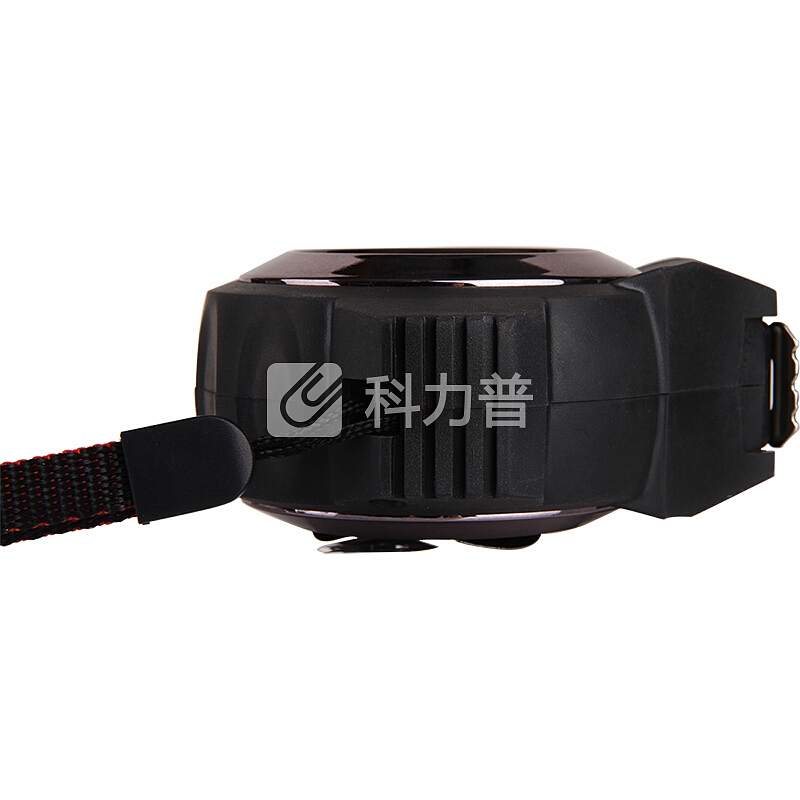 得力(deli)5m全包胶自锁钢卷尺 精准测量便携尺子 黑色79551