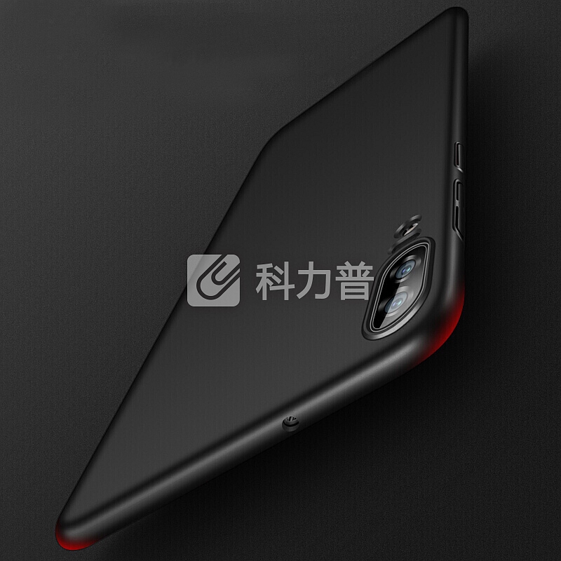 狄客 华为P20手机壳 微砂硅胶防摔软壳保护套 黑色
