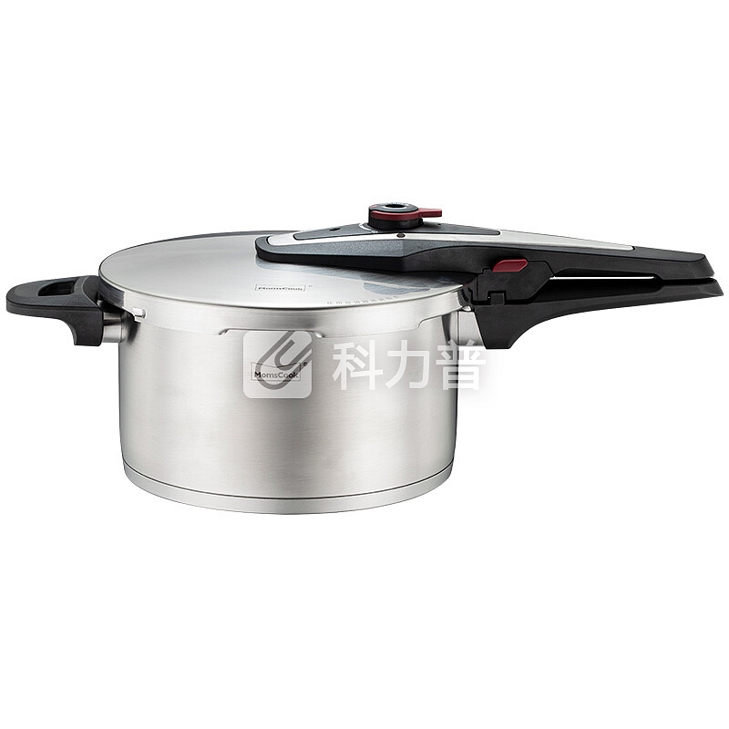 Momscook Momscook 不锈钢高压锅 压力锅 304 燃气电磁炉通用 快煮锅 22×17.3cm 4.5L高压锅