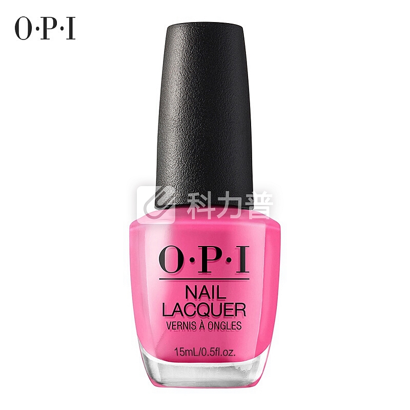 OPI 指甲油洋红色 15ml 糖果粉 简单纯净粉NLB86 持久不掉色快干环保指甲油 无毒不可剥美国正品美甲