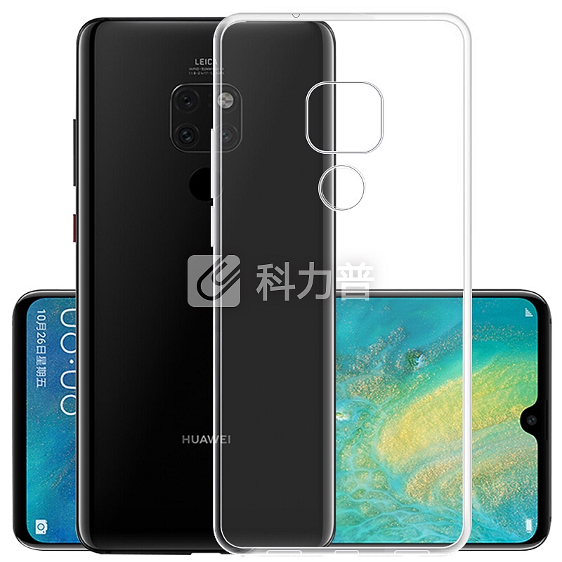 酷乐锋 华为MATE20手机壳 华为 mate 20保护套 防摔透明保护套/TPU全包外壳 硅胶软壳-透明