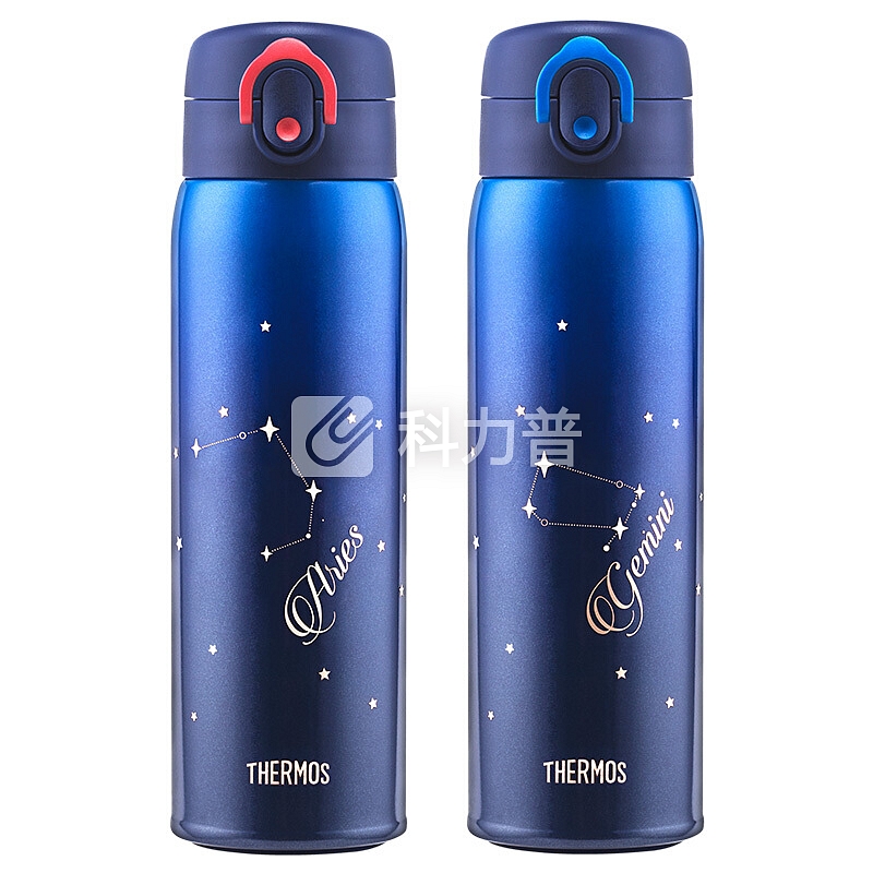膳魔师 THERMOS膳魔师朱一龙同款星座杯CP礼盒 双子座（双子&白羊） 双子座礼盒