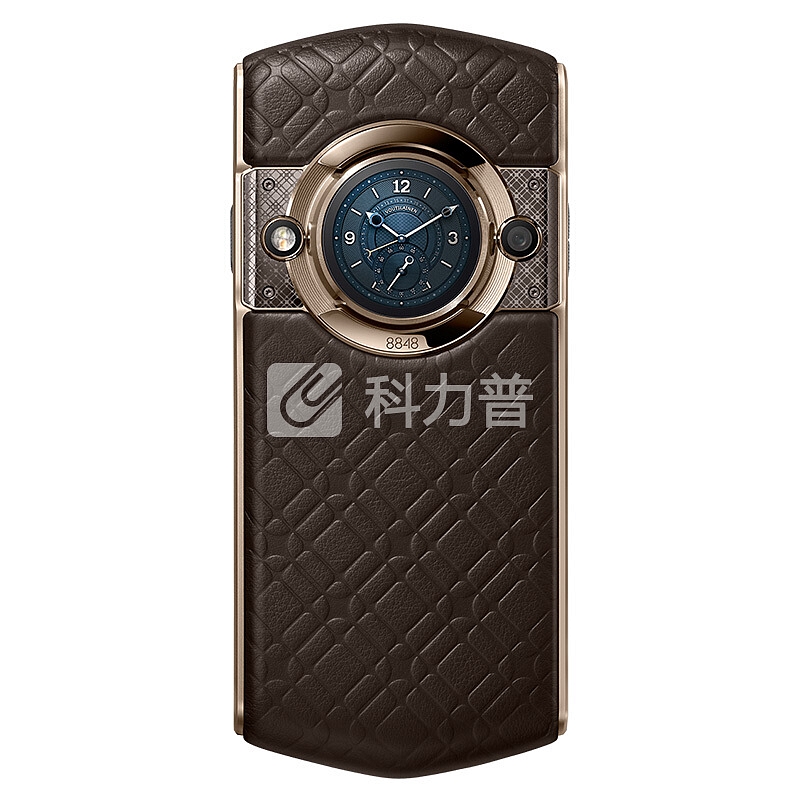 8848 8848 钛金手机M5锐志版智能商务加密轻奢手机双卡双待全网通4G 8核6G+128内存 咖啡金牛皮