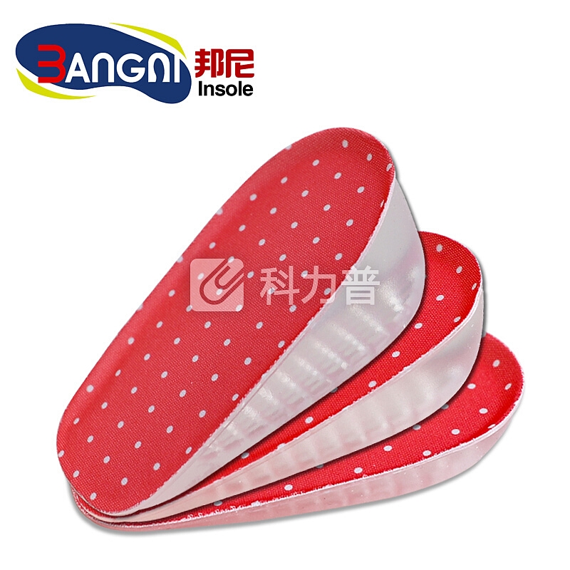 3AnGnI 邦尼硅胶隐形增高鞋垫男减震舒适 肤色女款 1.5厘米