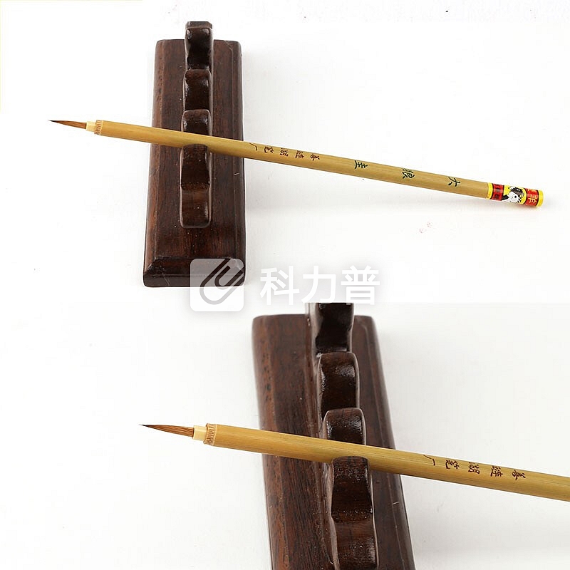 【善琏湖笔】双羊狼毫勾线描线毛笔大中小狼圭山水国画工笔勾勒文房四宝 狼圭 大号 单支装
