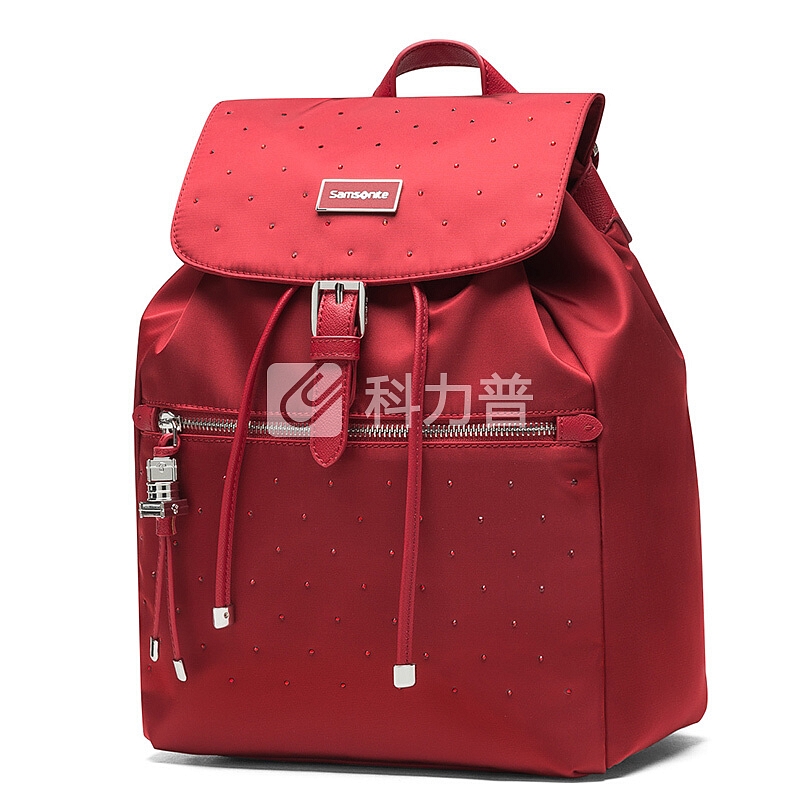 新秀丽/Samsonite时尚新潮女包13英寸 韩版学院小包时尚休闲双肩包34N*40109红色