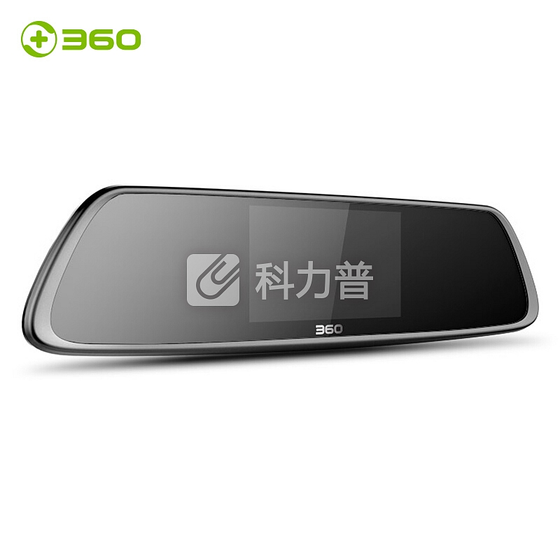 360行车记录仪后视镜版 M301p 高清夜视 前后双录倒车影像停车监控 wifi连接 APP管理
