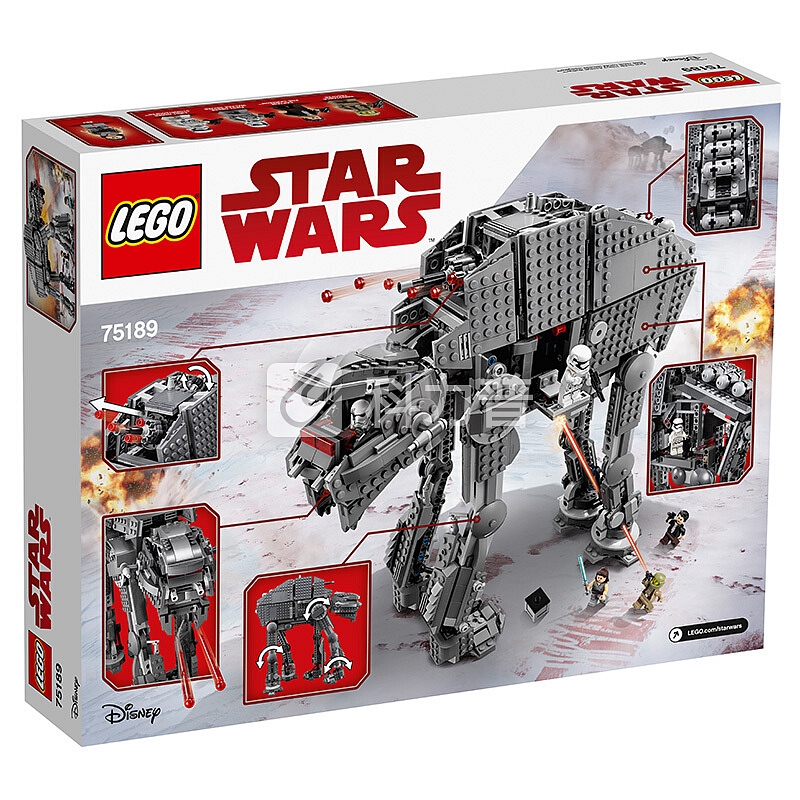 乐高(LEGO)积木 星球大战Star Wars First Order重型攻击步行机9-14岁 75189 儿童玩具 男孩女孩生日礼物