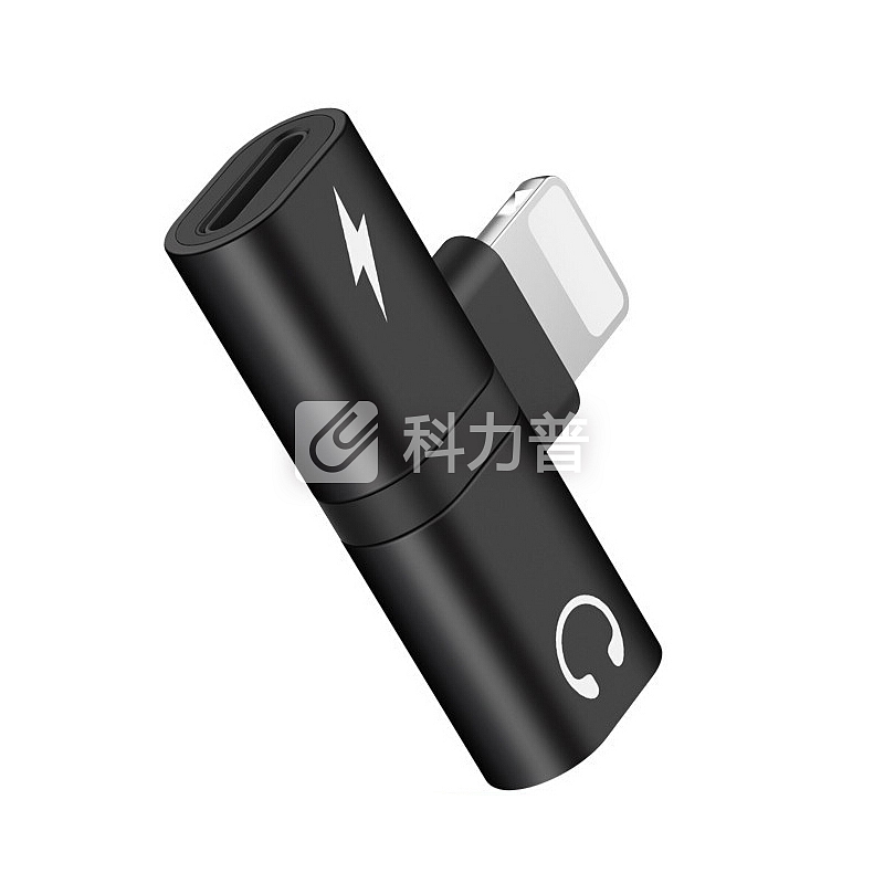 希讯 (HOPECENT) lighting接口苹果音频转接头 P-01希讯转接头 充电/听歌/通话三个一接头 陨石黑