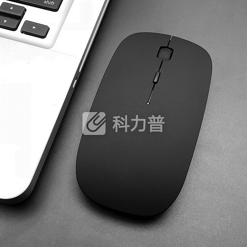 BUBM 蓝牙款鼠标笔记本可充电静音办公台式电脑通用创意超薄光电滑鼠充电式锂电池无限鼠标 磨砂黑蓝牙款