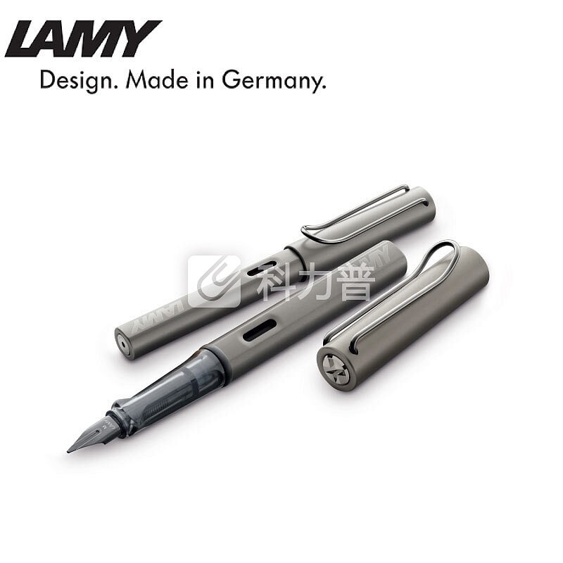 LAMY 凌美 Lx系列EF尖深空灰色金属杆墨水笔 钢笔 57EF 0.5mm