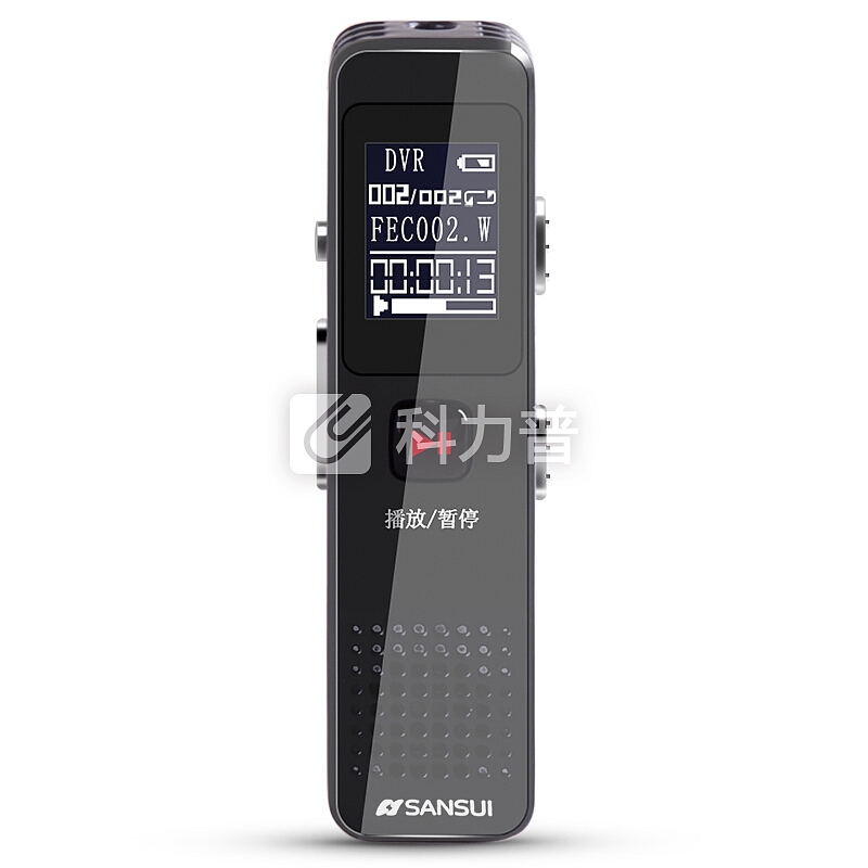 山水(SANSUI)录音笔 H-609 8G 微型迷你 学生会议取证 隐藏便携式 录音MP3播放 黑色