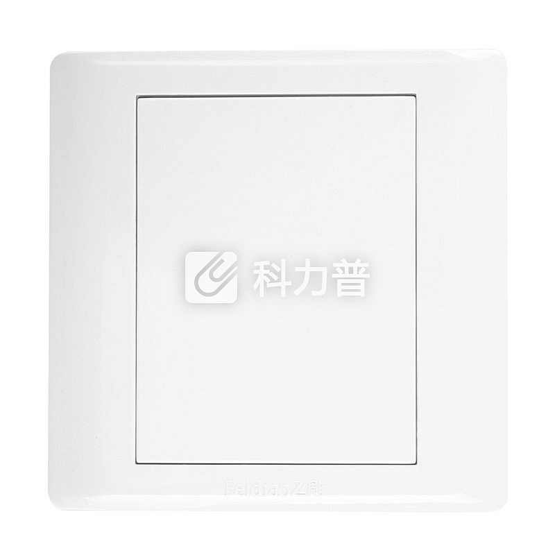 飞雕 飞雕（FEIDIAO）开关插座面板 空白面板 插座盖板空面板白盖板 盖线盒 86型A3嘉润白