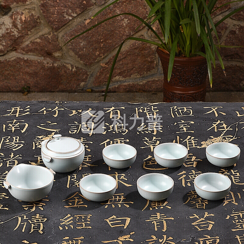 【全场五折】功夫茶具 美人如玉 陶茶壶茶杯公道杯整套 美人如玉