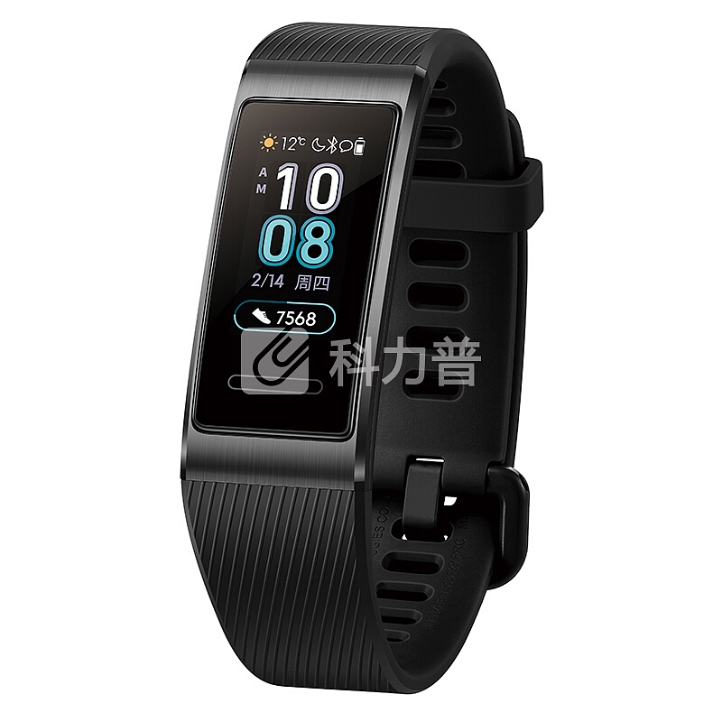 华为手环3 Pro 曜石黑(高清彩屏+智能手环+睡眠监测+触控+GPS+游泳+支付+Android+IOS通用+运动手环)