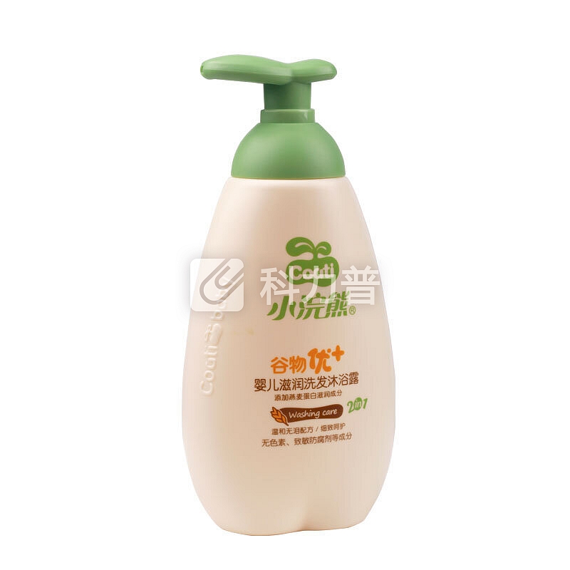 婴儿沐浴乳/皂 小浣熊 婴儿滋润洗发沐浴露 300ml