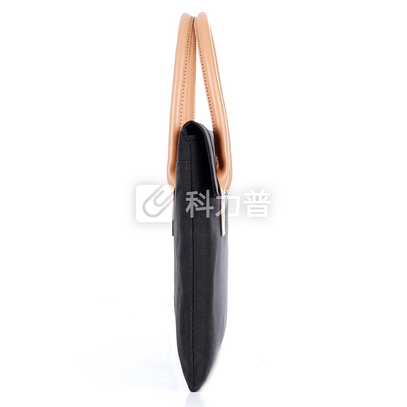 百变猫(baibianmao)简幕 电脑包通用苹果联想微软小米手提包时尚商务休闲笔记本内胆包休闲包15.6英寸 黑色