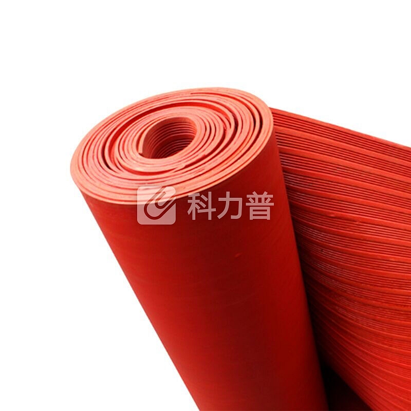 爱柯部落 耐高压5000v 绝缘垫 橡胶垫 配电房用绝缘 耐磨 耐压 防滑 红色 1mx10mx3mm