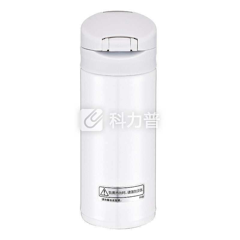 虎牌(Tiger)保温杯一键开启男女轻量型时尚水杯MMX-A20C-WW白色200ml