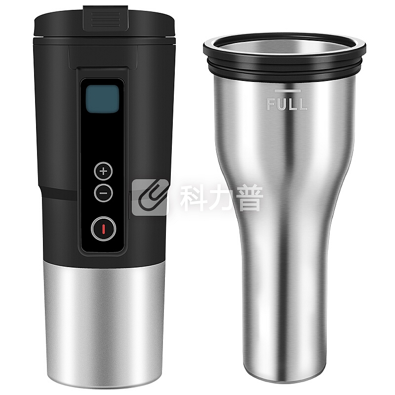 益多控温杯智能保温杯 车载电热水杯 旅行加热杯电热水杯 智能控温杯SM1001 天蓝色