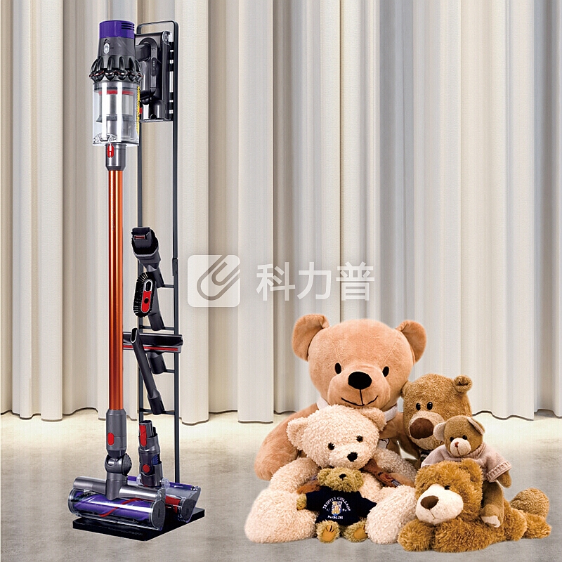 BUBM适合戴森吸尘器收纳架V8V10V11免打孔置物架子dyson落地支架挂架 HD03