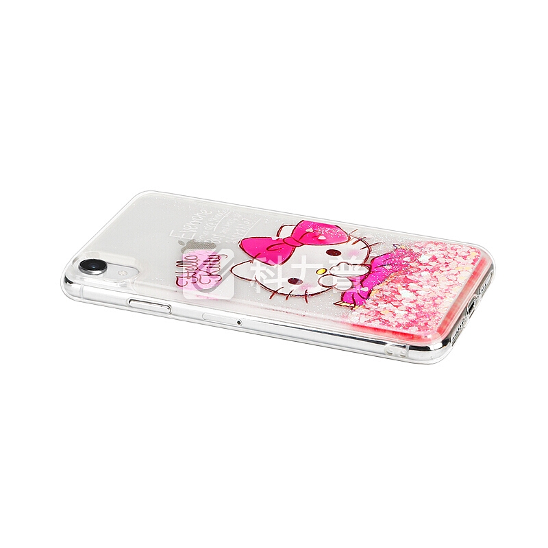 X-doria HelloKitty 苹果XR手机壳iPhoneXR保护壳 网红同款流沙防摔全包硅胶软壳保护套 流光妩媚凯蒂猫