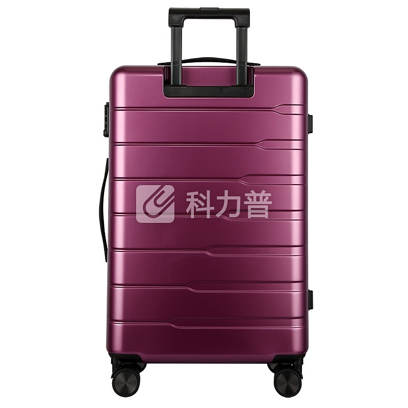 汉客(HANKE)万向飞机轮拉杆箱20英寸海关密码锁行李箱男女旅行箱子登机箱 H9808紫色
