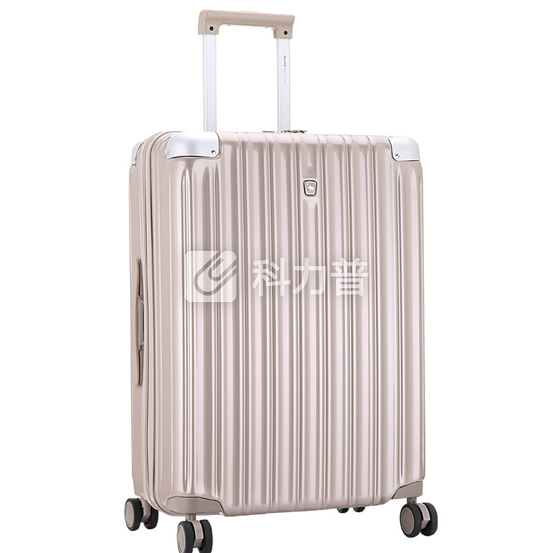 爱华仕(OIWAS) 商务旅行箱 20英寸 拉杆箱男万向飞机轮登机箱 女行李箱 6390 香槟色