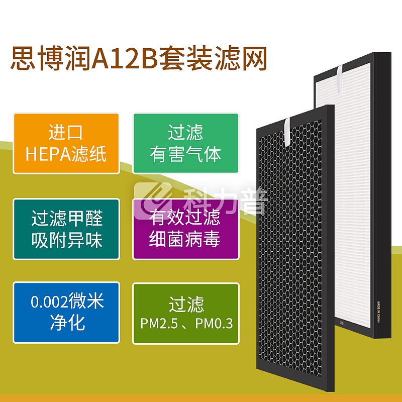 思博润(SBREL)配TCL空气净化器过滤网滤芯 TCL套装(集尘+活性炭) 适用TCL F210B F220B F210A F220A