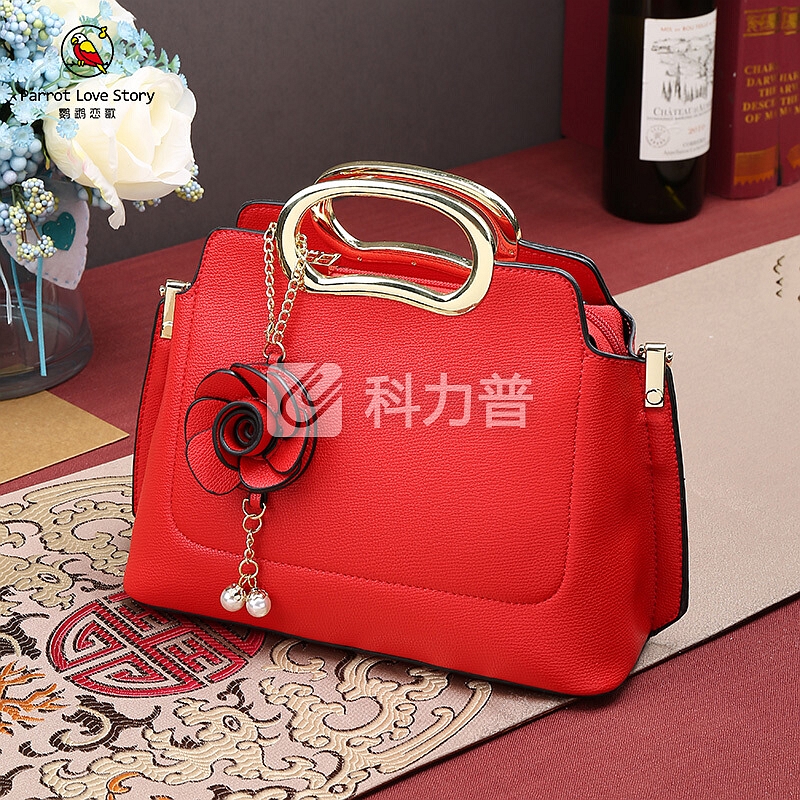 新品新娘包包女2018新款手提包结婚包大红色婚礼伴娘包个性百搭斜挎包 墨绿色