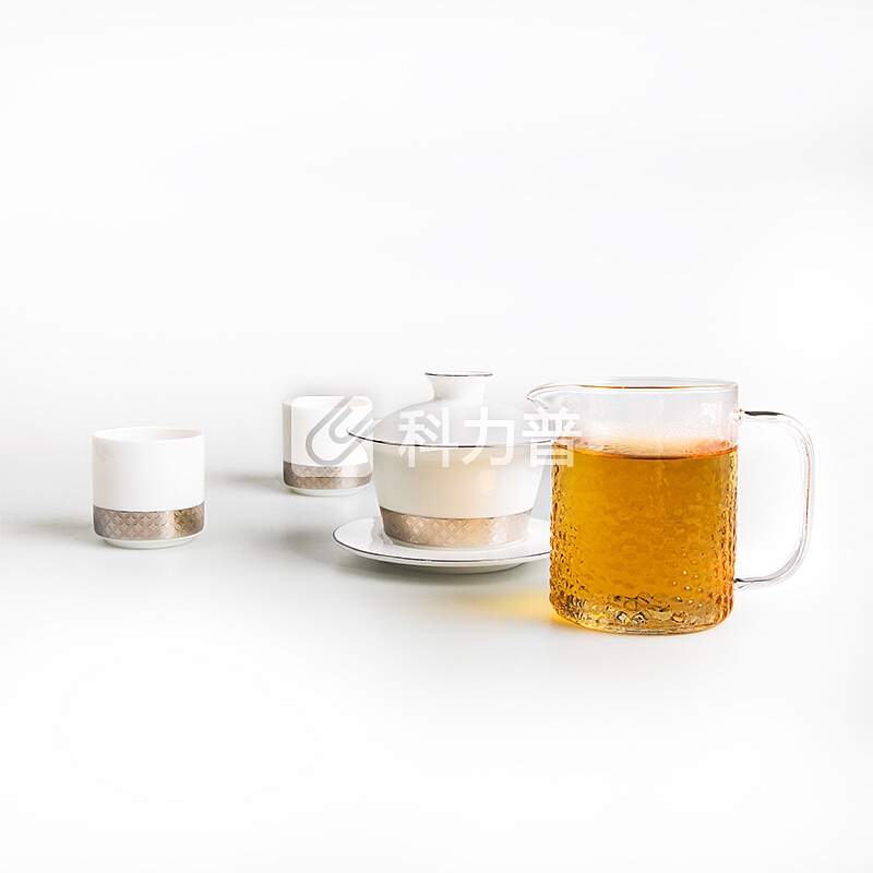 小罐茶 小罐茶功夫套装 骨瓷茶具套组耐热茶具套装黑色