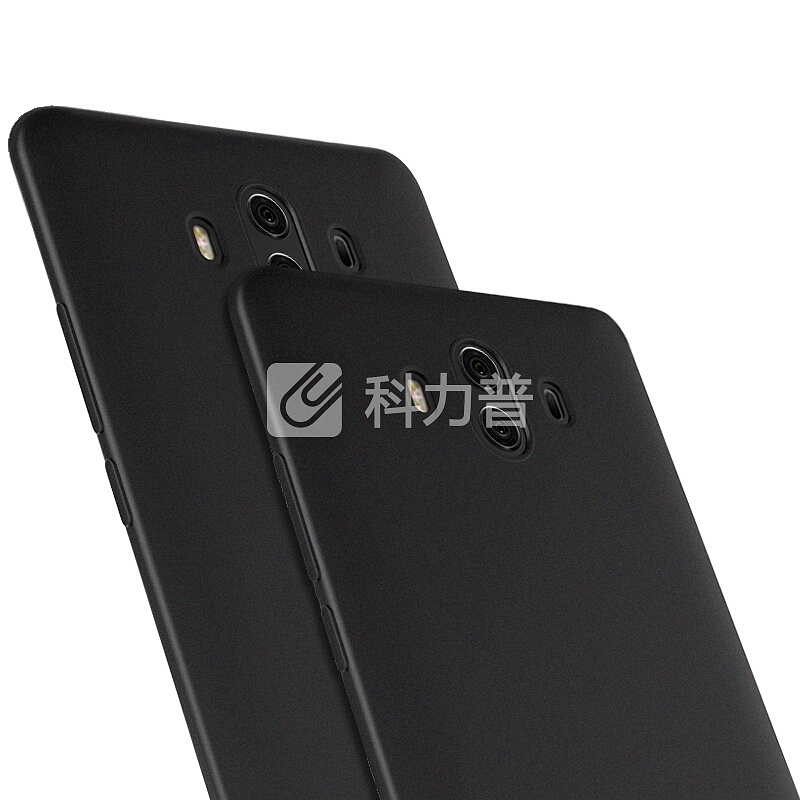 ESCASE【壳膜套装】华为Mate10手机壳 送全屏黑色钢化膜 华为手机套 全包防摔系列 软壳/磨砂黑