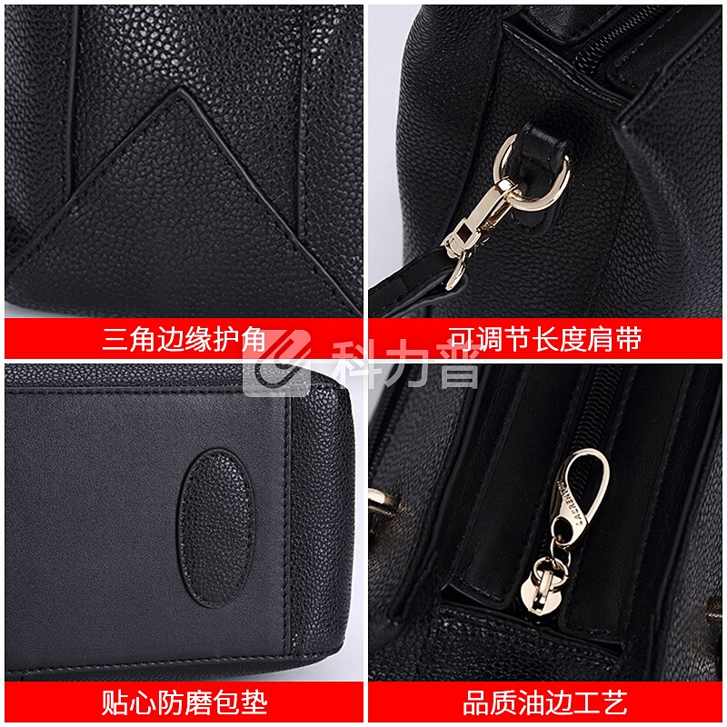 老人头 老人头（LAORENTOU）包包女包牛皮时尚大容量单肩包女港风ck包手提包斜挎包女JD909286J0ZY86L1A黑色